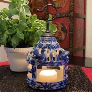 Vintage Porcelain Birdcage